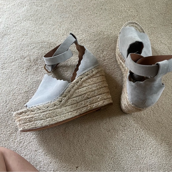 Chloe Espadrille Wedges, Size 39 - Picture 7 of 9